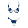 St Tropez Navy & White Bikini Set