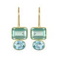 Valencia Earring in Aqua & Sky Blue