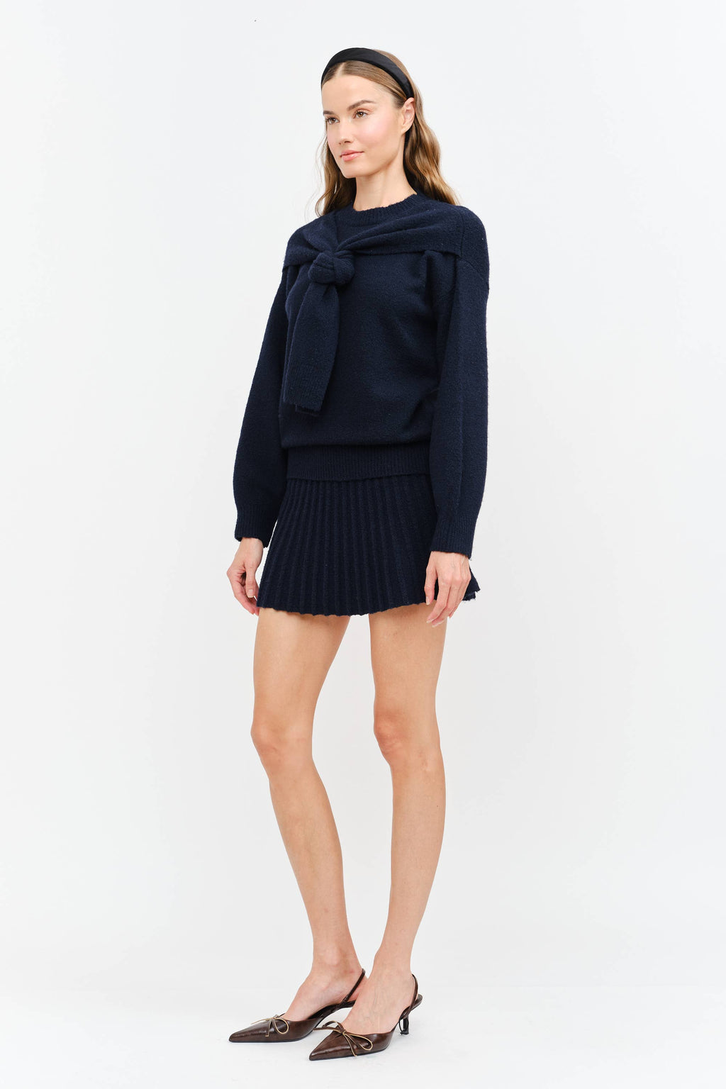 Annie Navy Sweater
