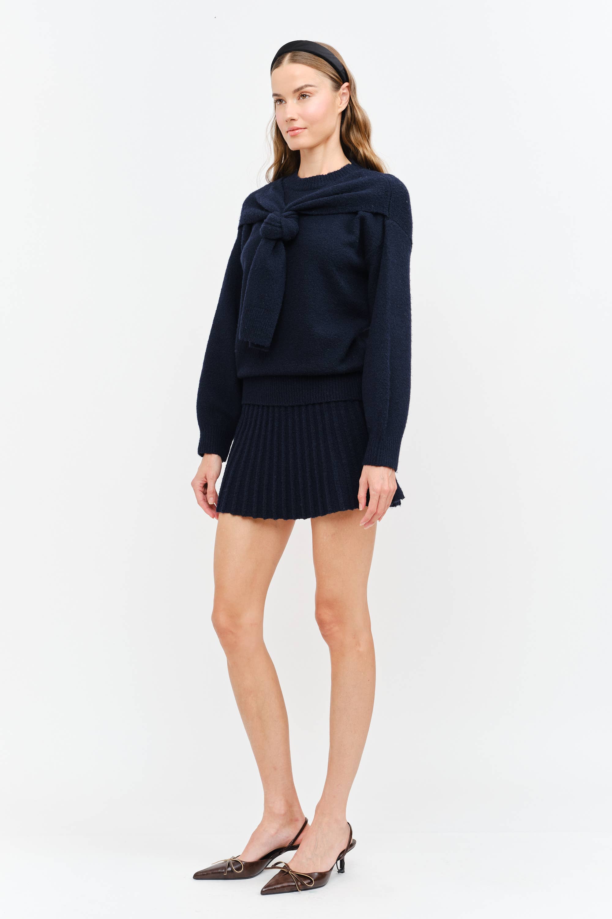 Annie Navy Sweater
