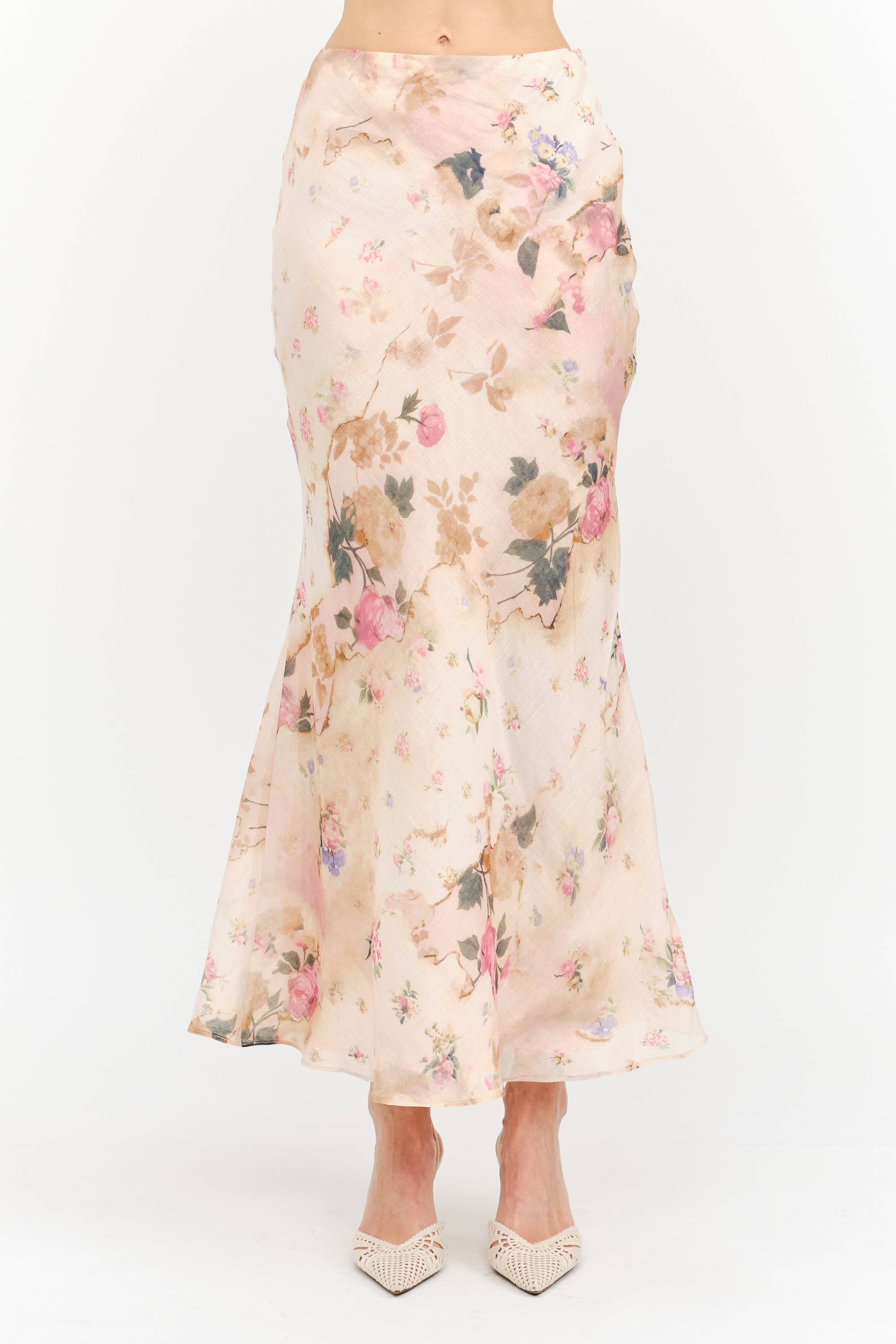Sloan Skirt in Natural Multi