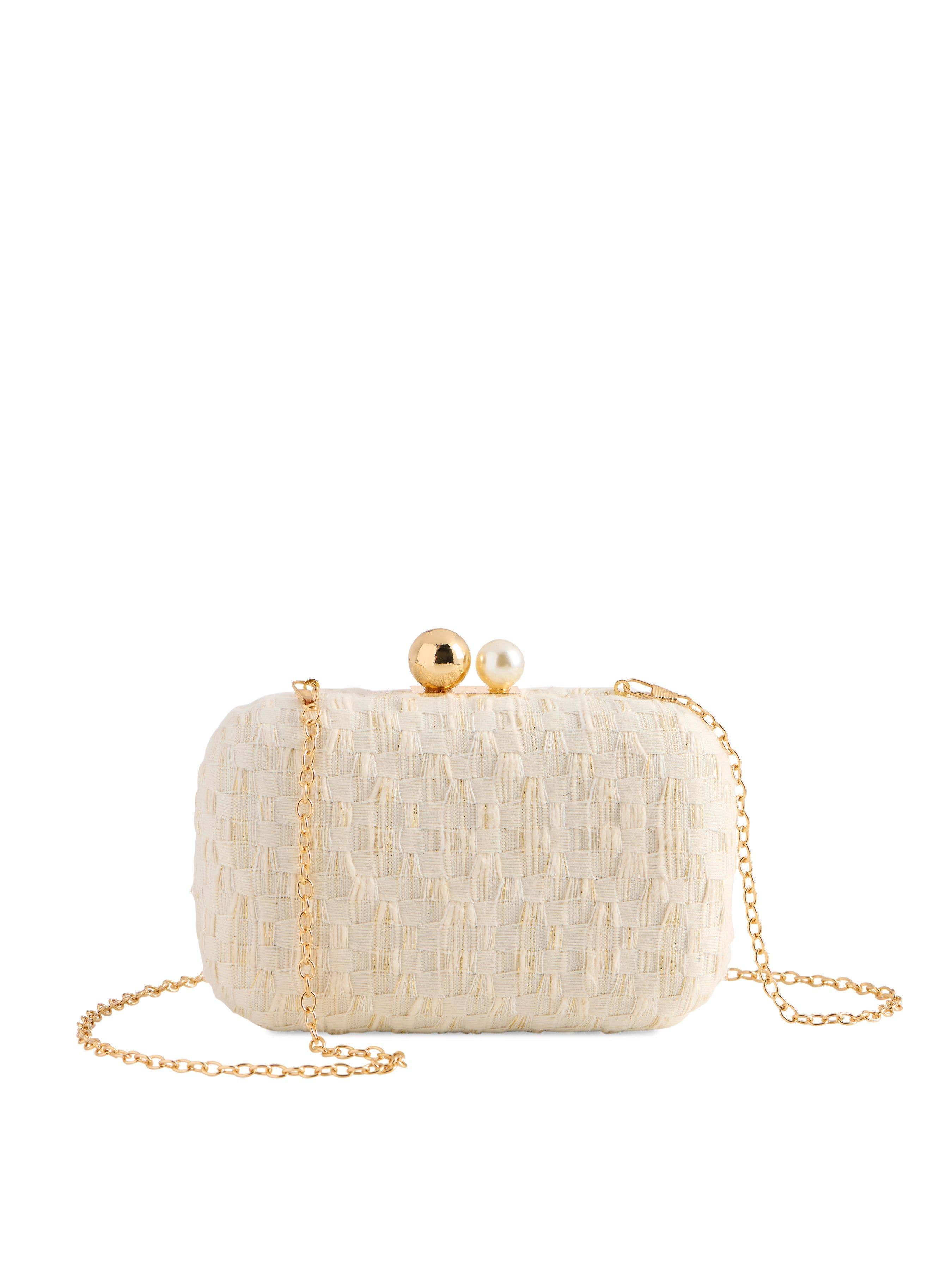 Nancy Clutch in Ivory