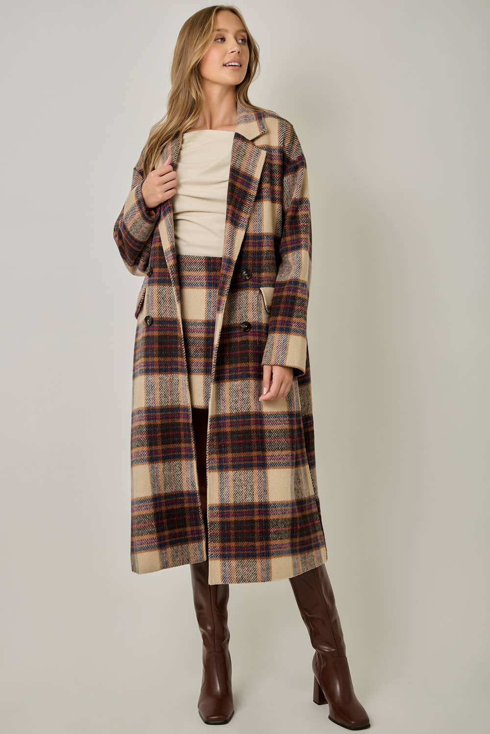 Annie Wool Blend Long Coat