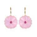 Magnolia Earring in Strawberry Pink