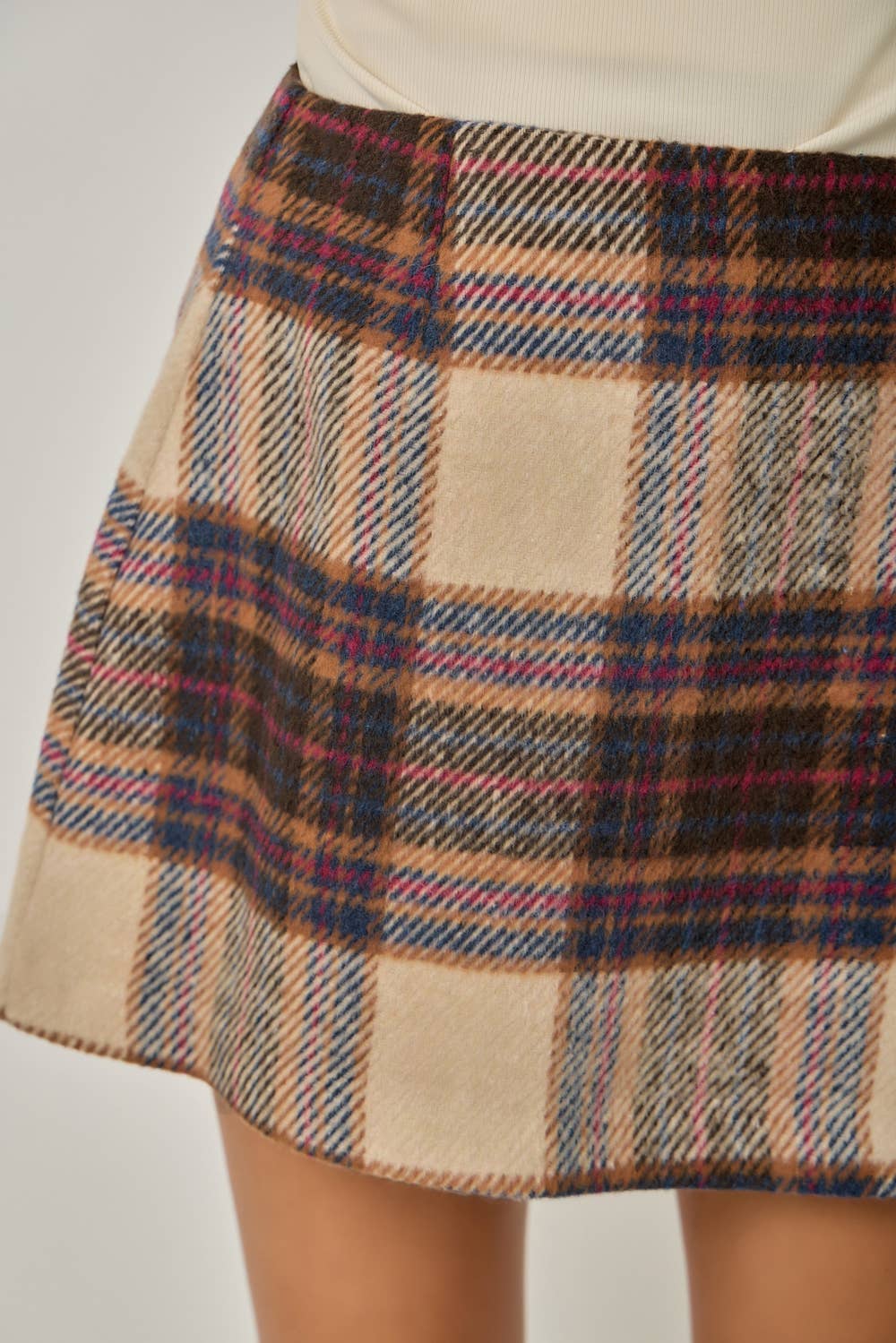 Annie Wool Blend Mini Skirt