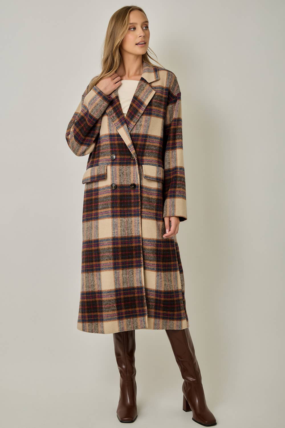 Annie Wool Blend Long Coat