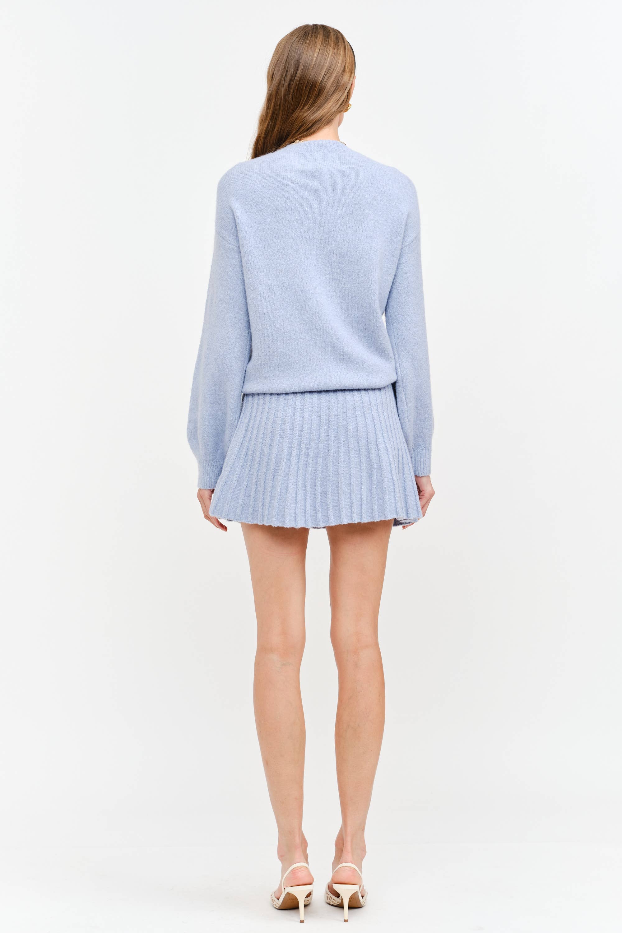 Annie Dusty Blue Sweater
