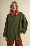 Rosie Jacket in Olive Green