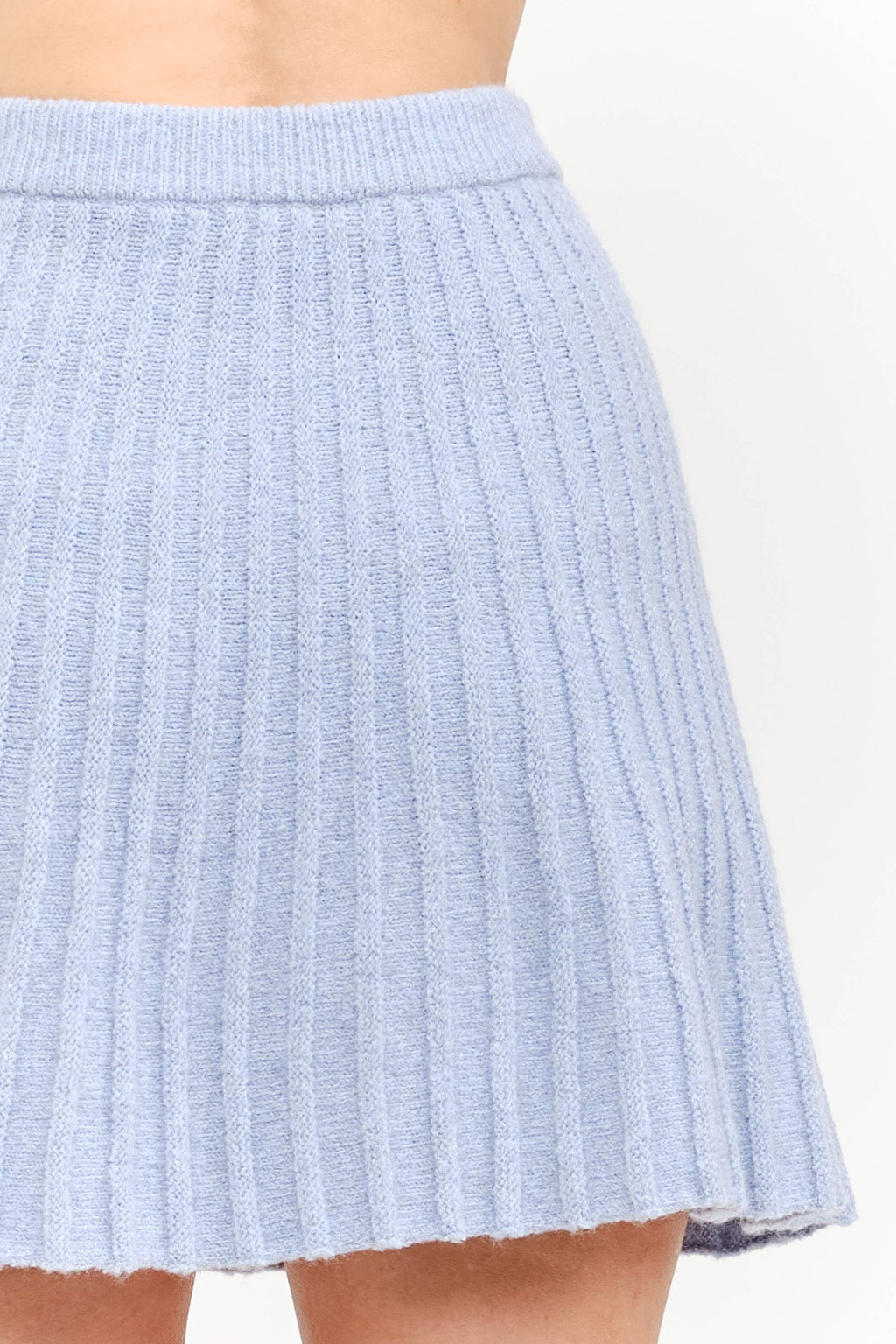 Annie Blue Knit Skirt