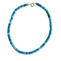 Blue Gray Candy Stone Necklace