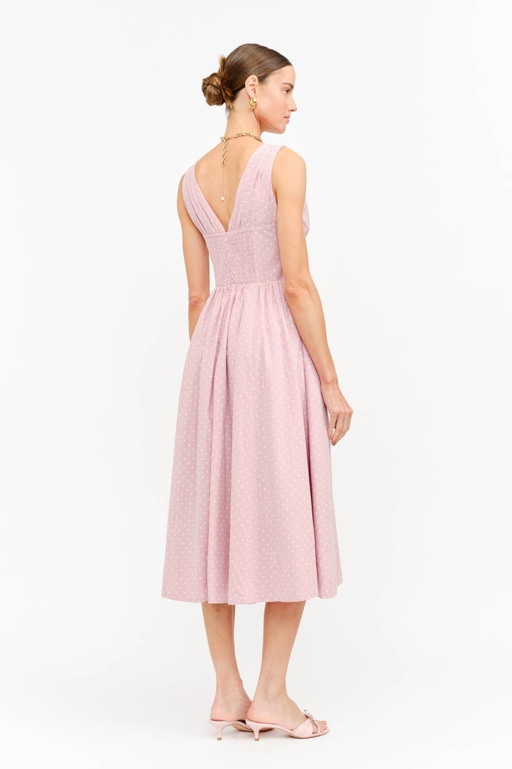 Holly Pink Dot Dress
