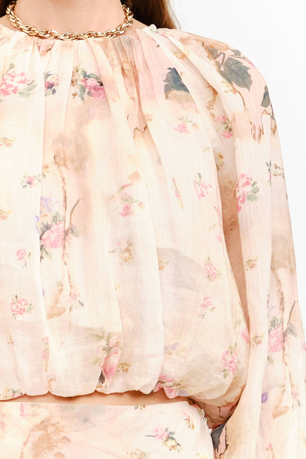Sloan Blouse in Natural Multi