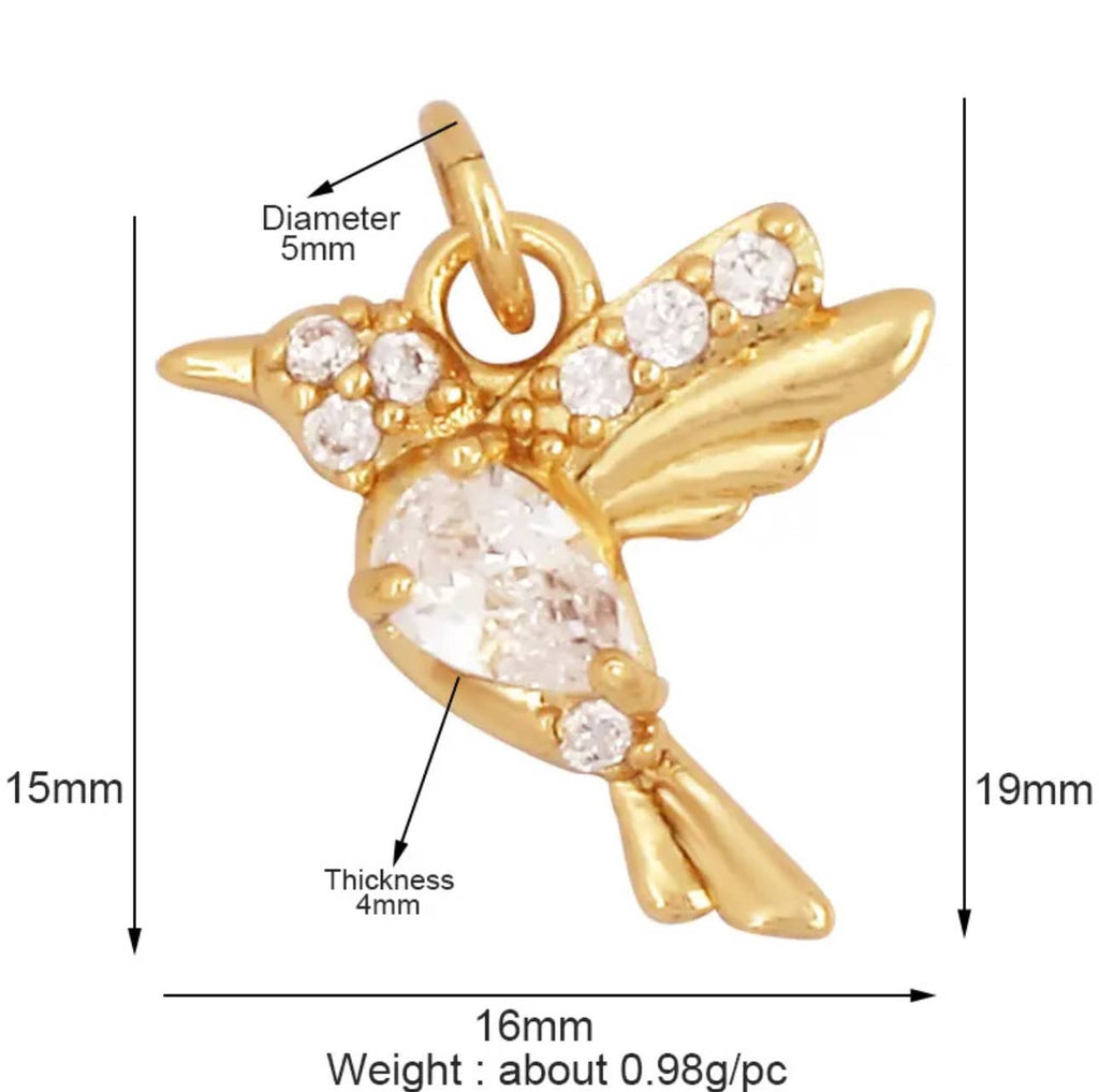 Hummingbird Charm