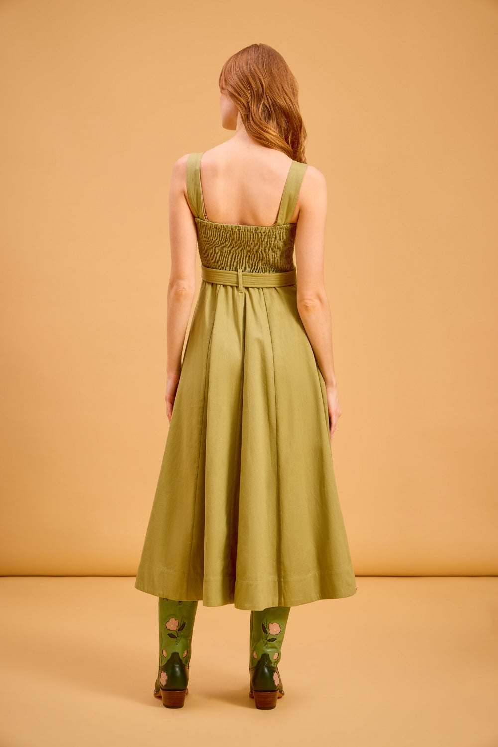 Foster Dress, Olive