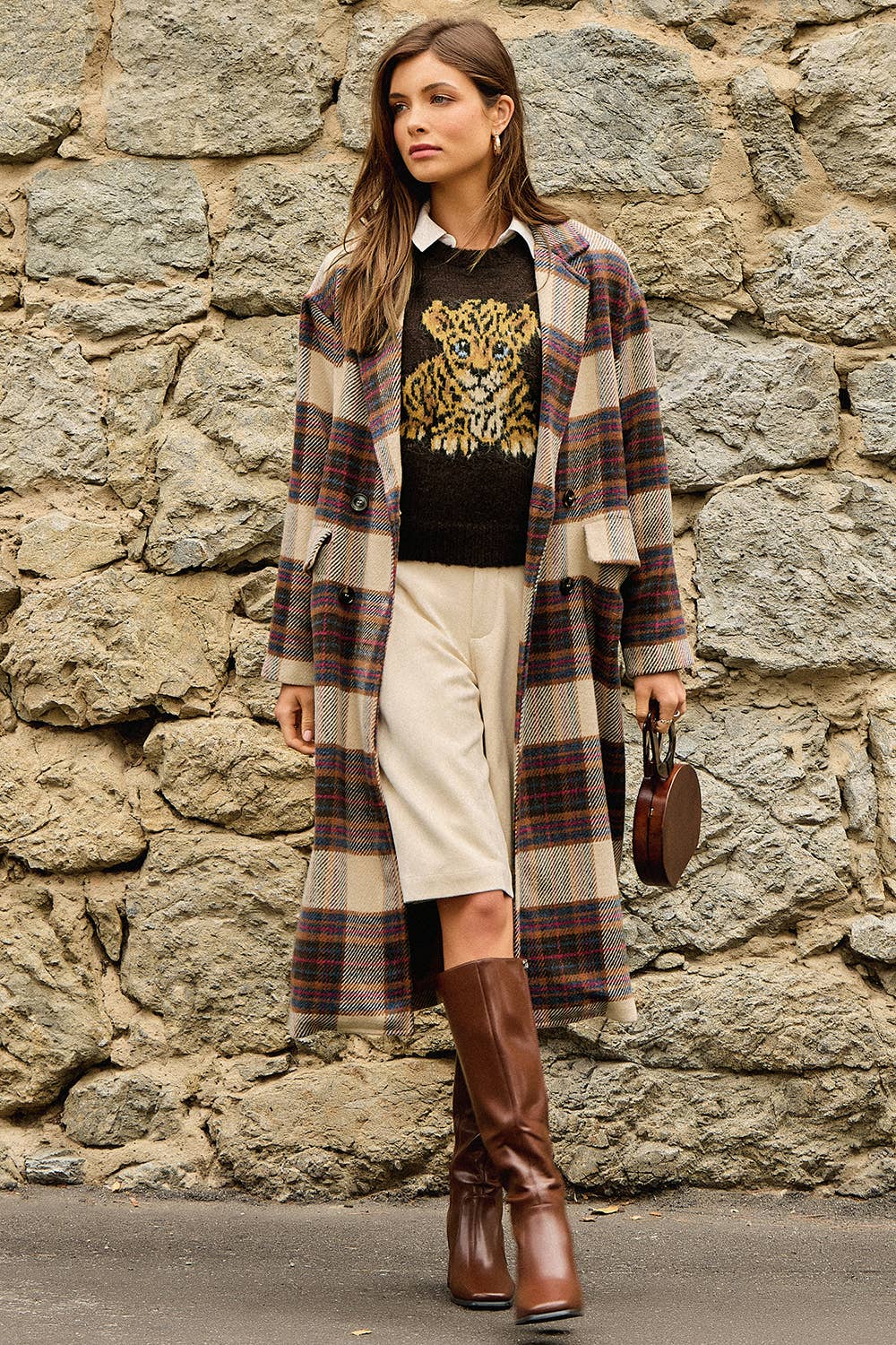 Annie Wool Blend Long Coat