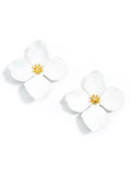 Garden Party Earrings in White