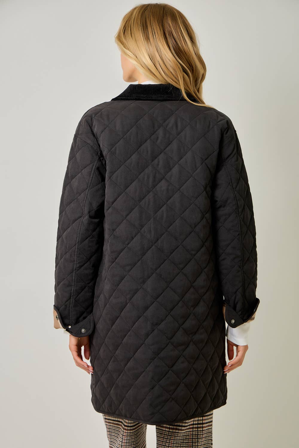 Maddie Quilted Jacket in Black