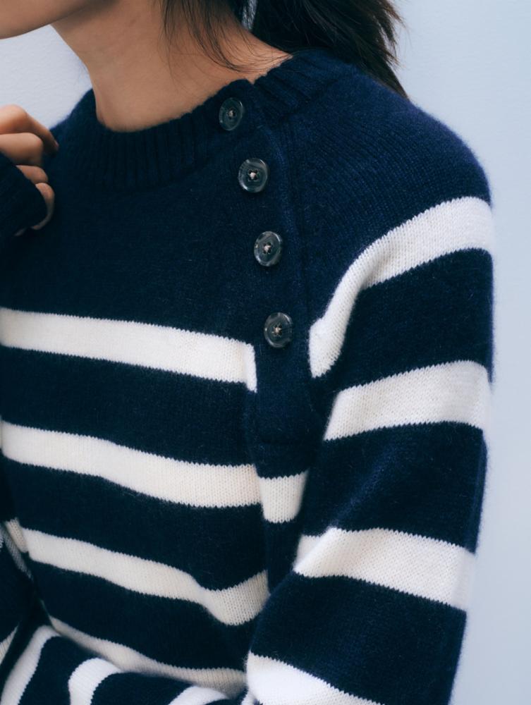 CASHMERE STRIPED SWEATER