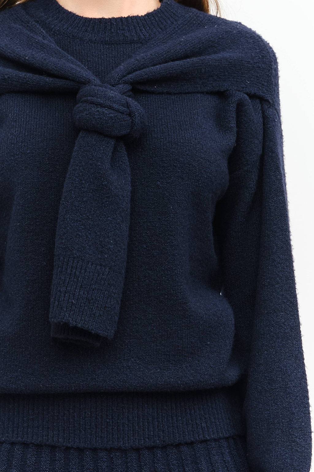 Annie Navy Sweater