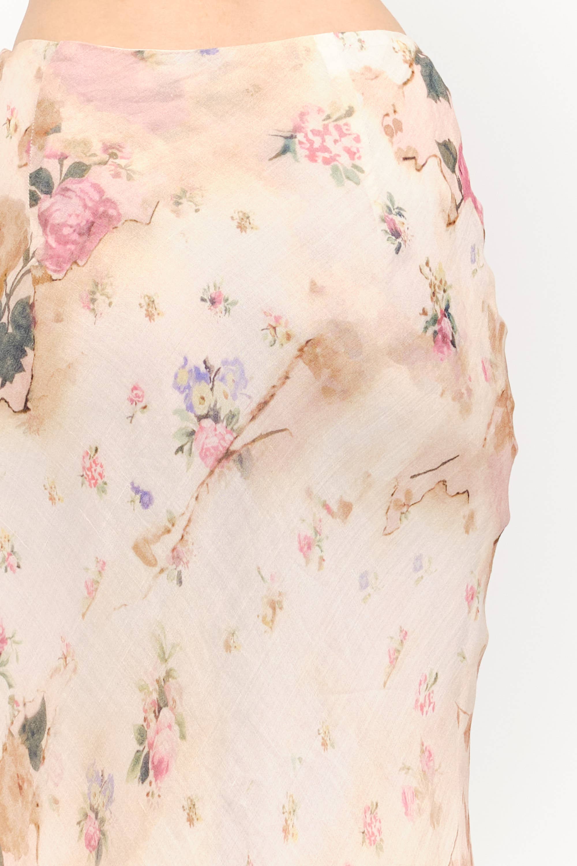 Sloan Skirt in Natural Multi