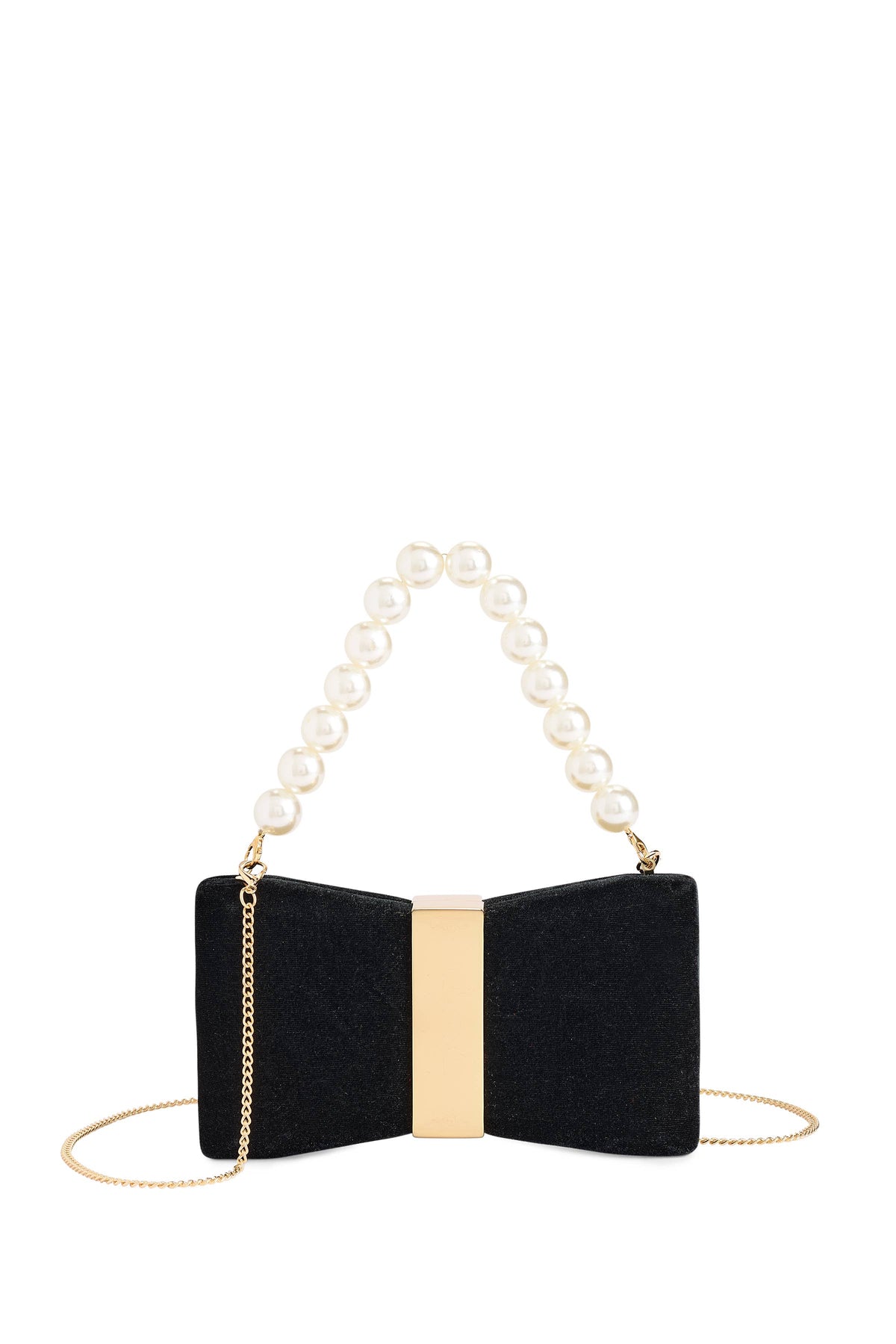 Julia Velvet Holiday Bag in Black