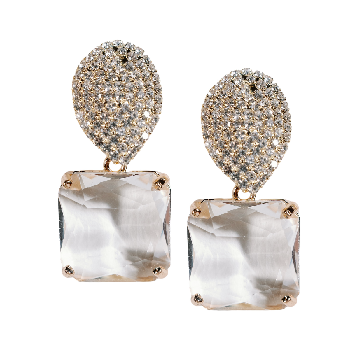 Coco Pave Crystal Statement Earrings