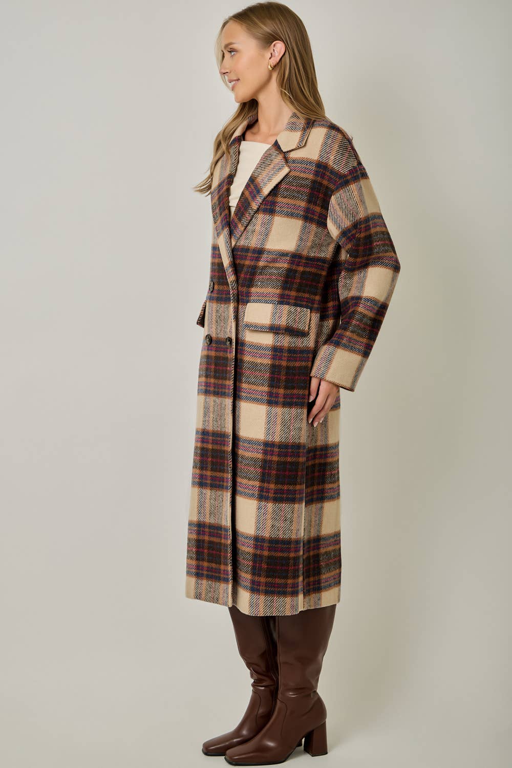 Annie Wool Blend Long Coat