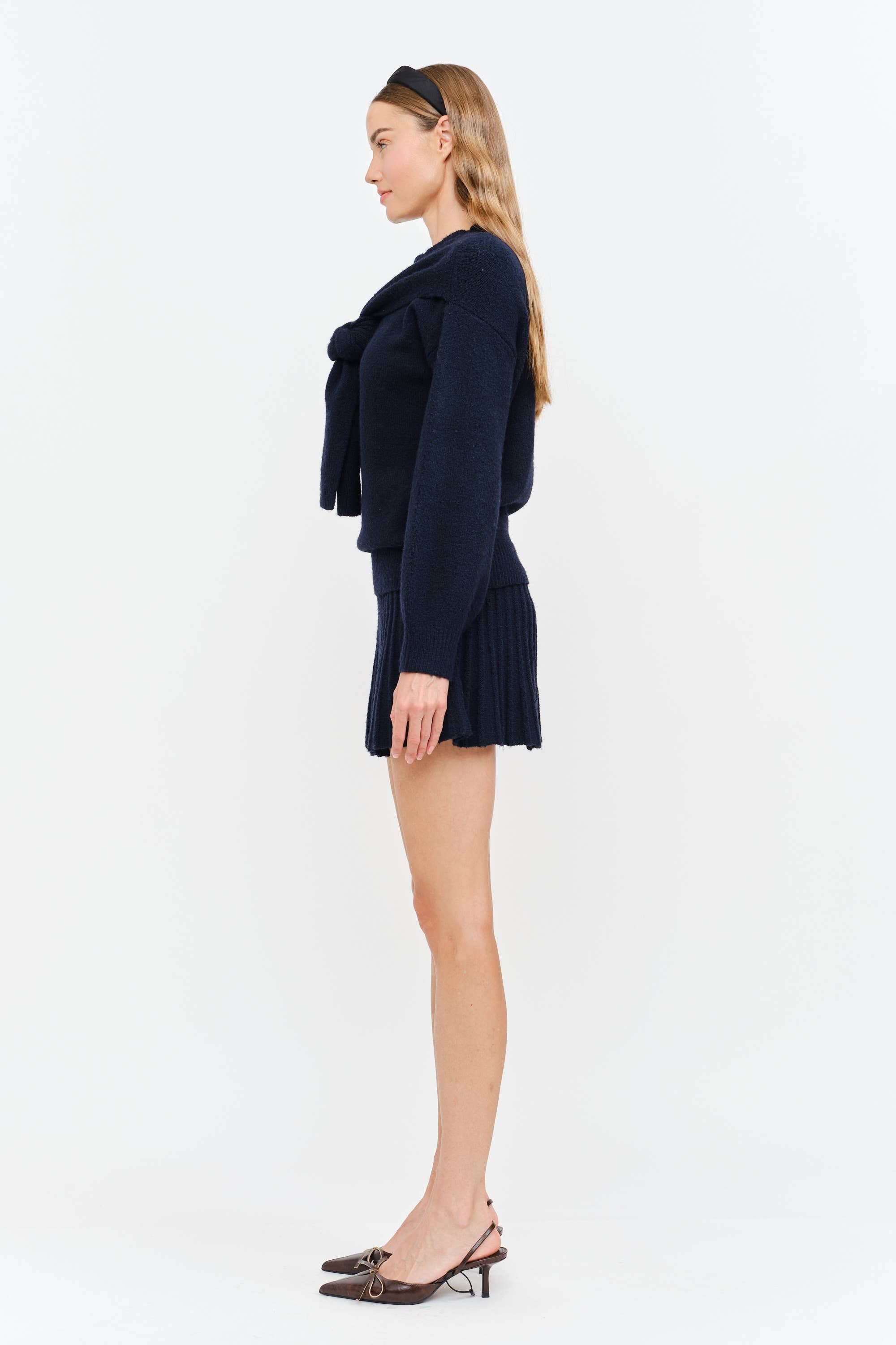 Annie Navy Sweater