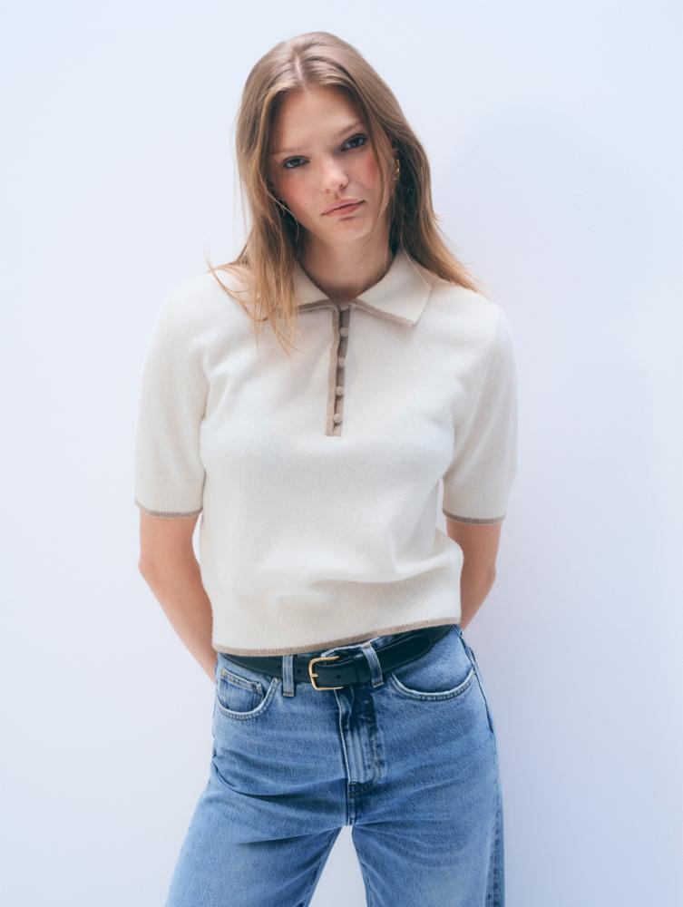SOFT WHITE / TAUPE HEATHER