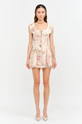 Sloan Dress in Natural Multi Floral