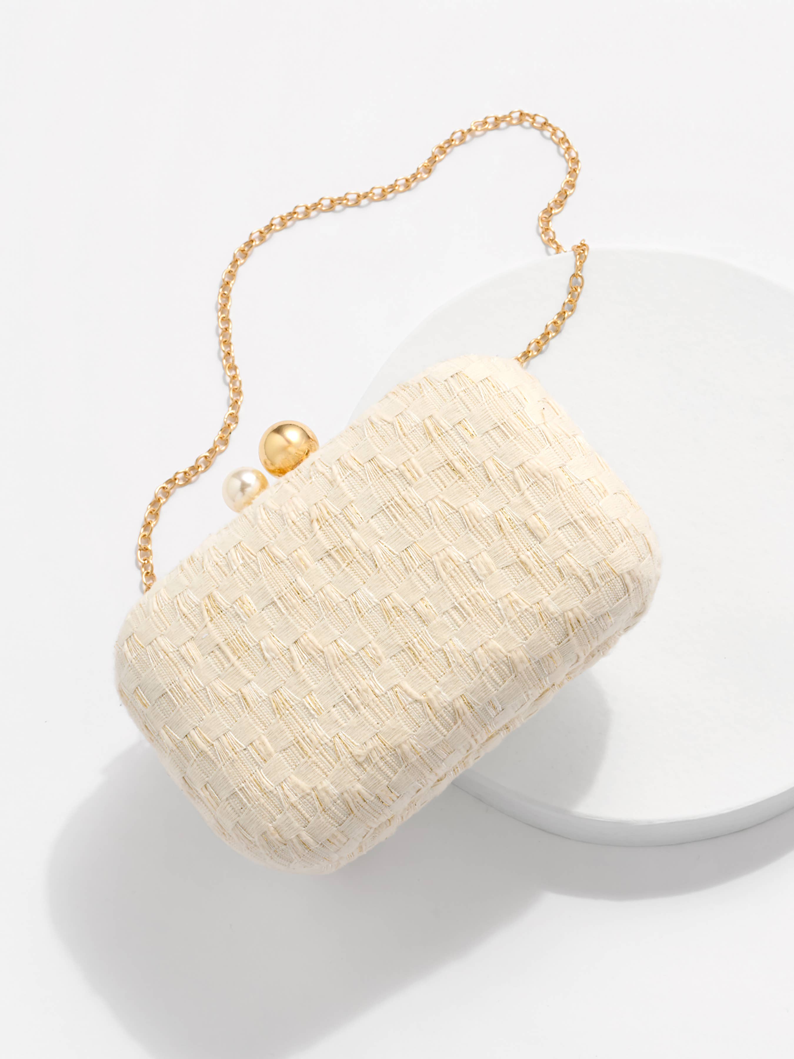 Nancy Clutch in Ivory