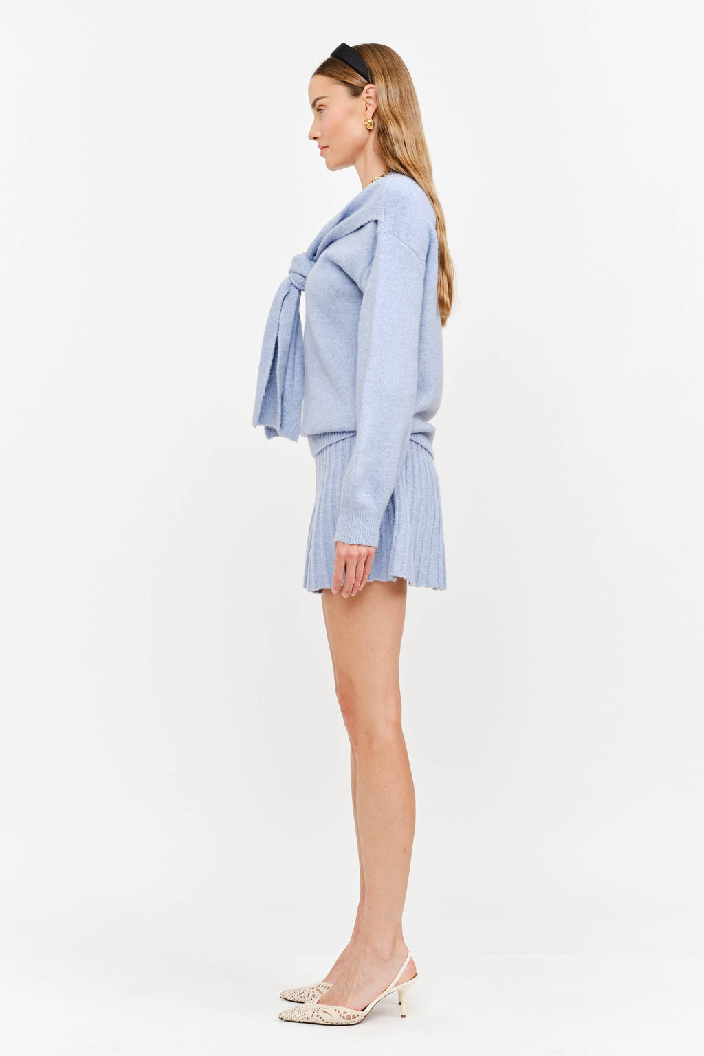 Annie Dusty Blue Sweater