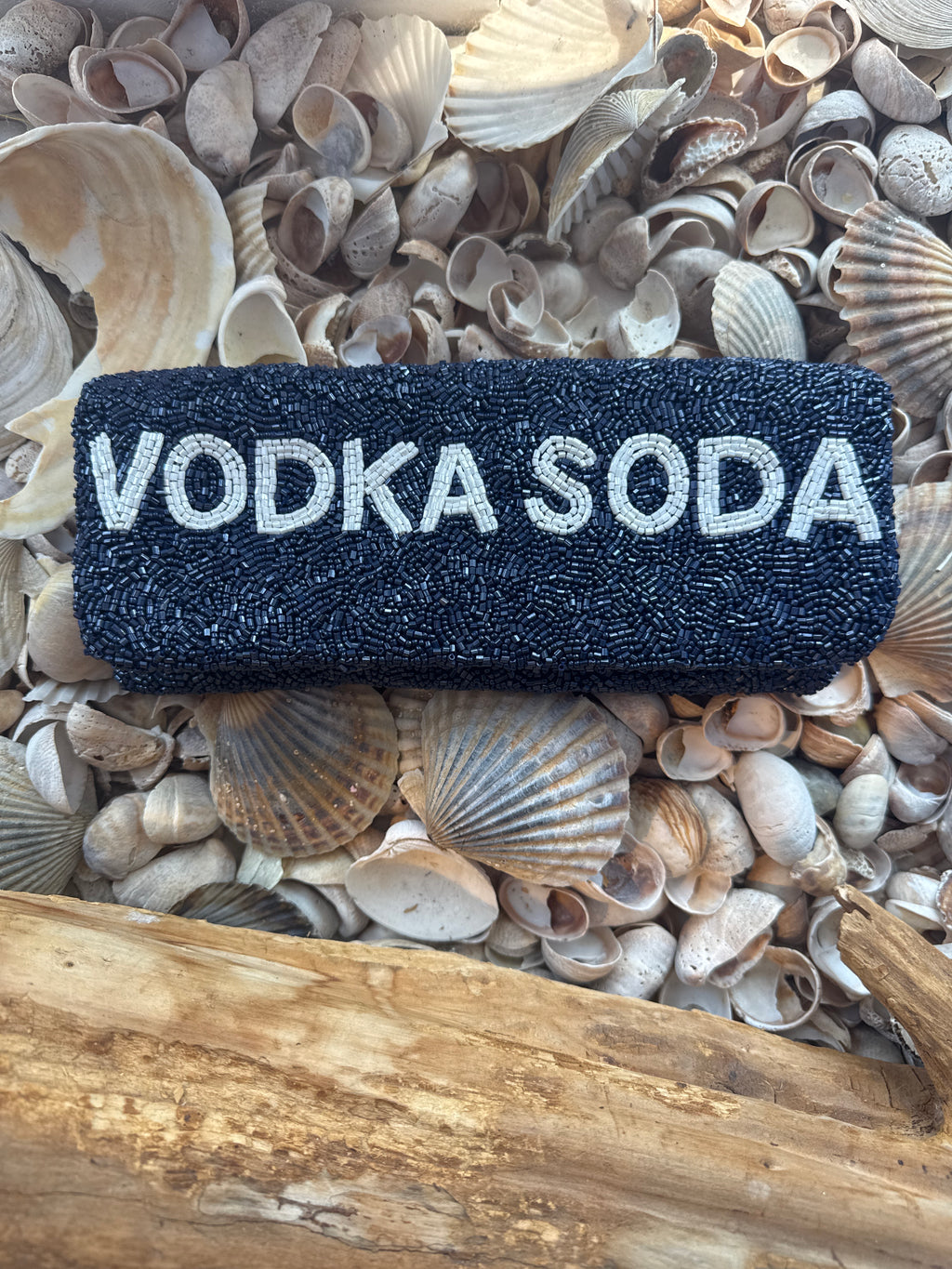 Vodka Soda / Close It Clutch Navy & White