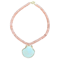 Shell Candy Necklace in Light Pink