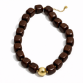 Patty Beaded Necklace in Brown