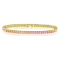 Tennis Bracelet in Light Pink