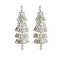 Christmas Tree Holiday Statement Earrings
