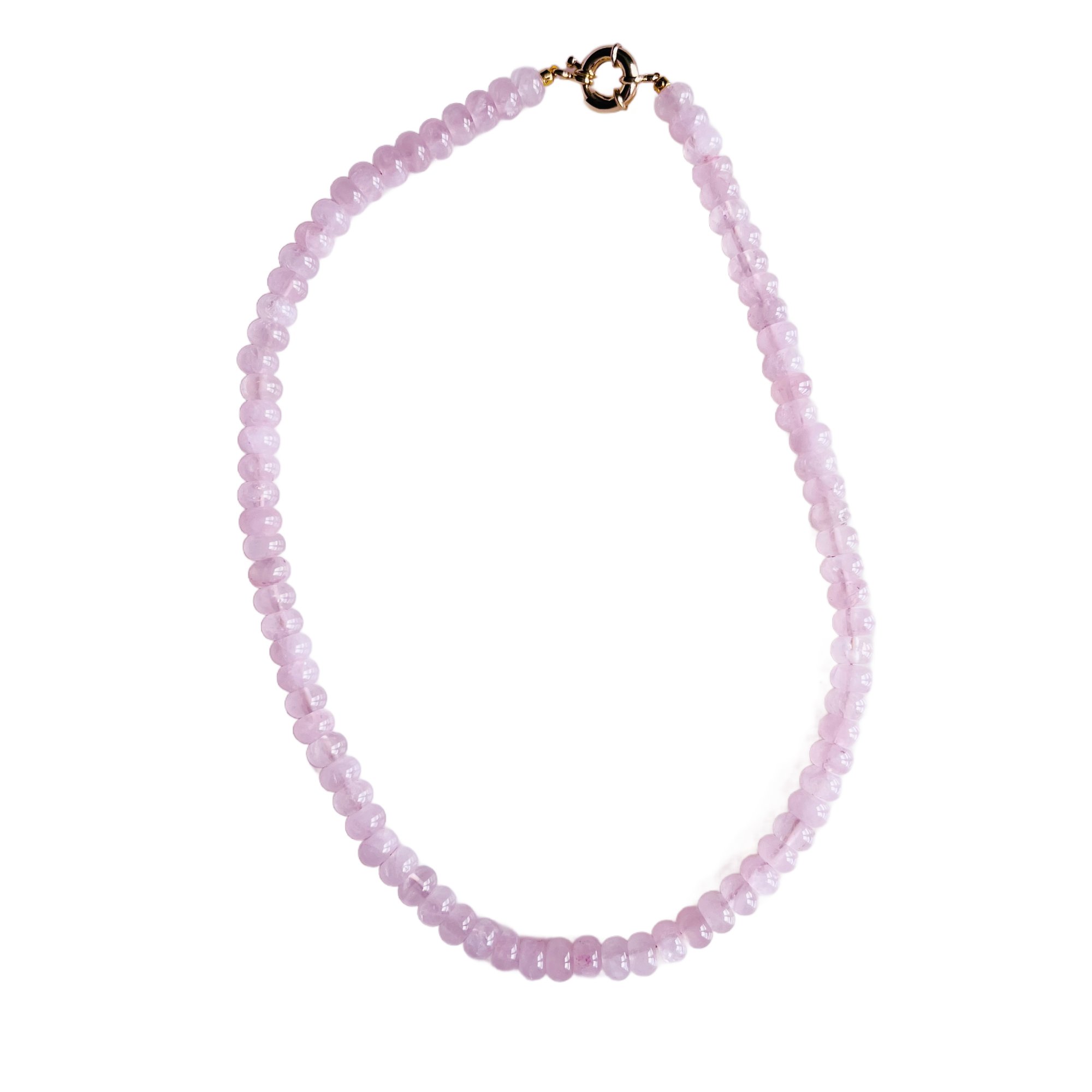 Light Pink Candy Stone Necklace