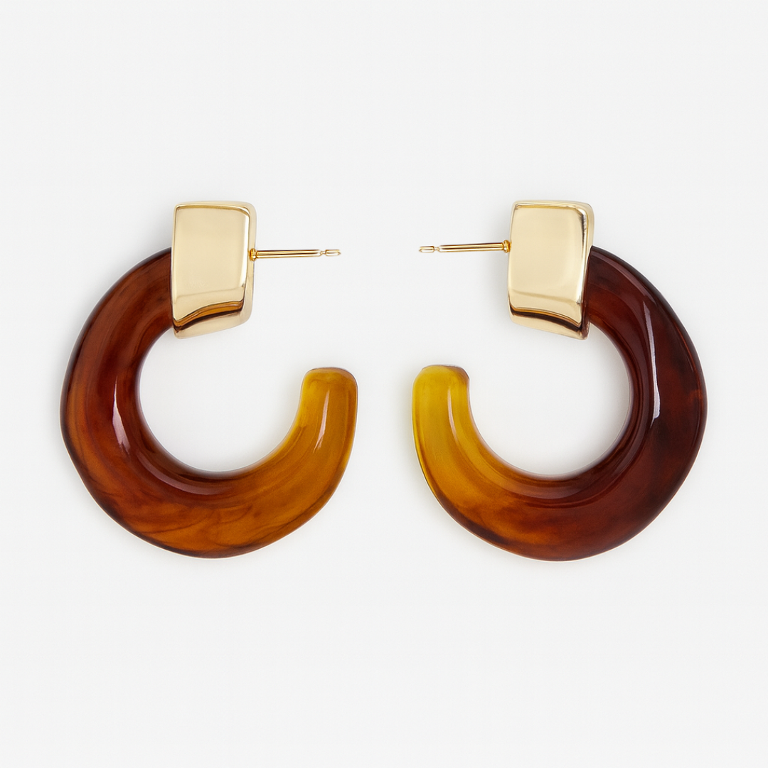 Holly Hoops in Brown