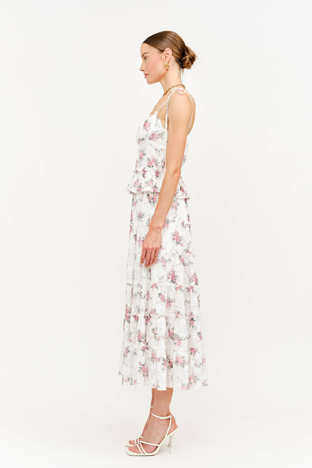 Jo Jo Floral Top with Ties