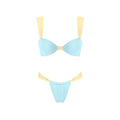 Lauren Bikini Set in Blue and Yellow