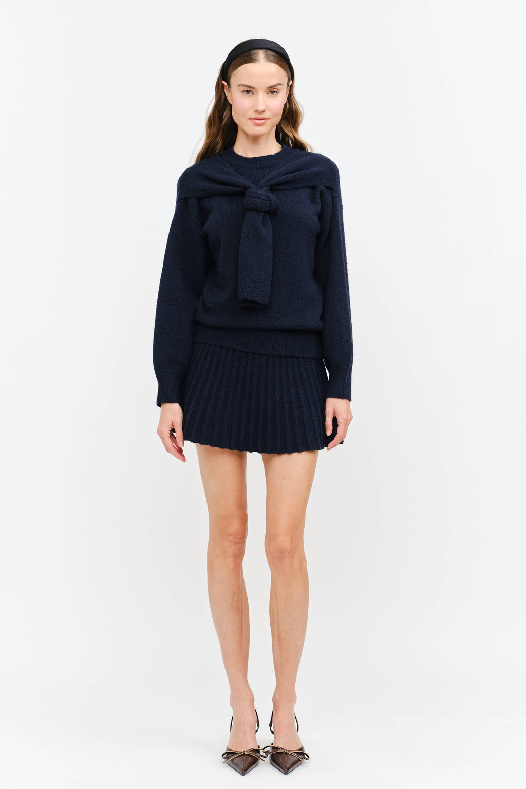 Annie Navy Sweater