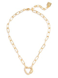 Pave Heart Necklace