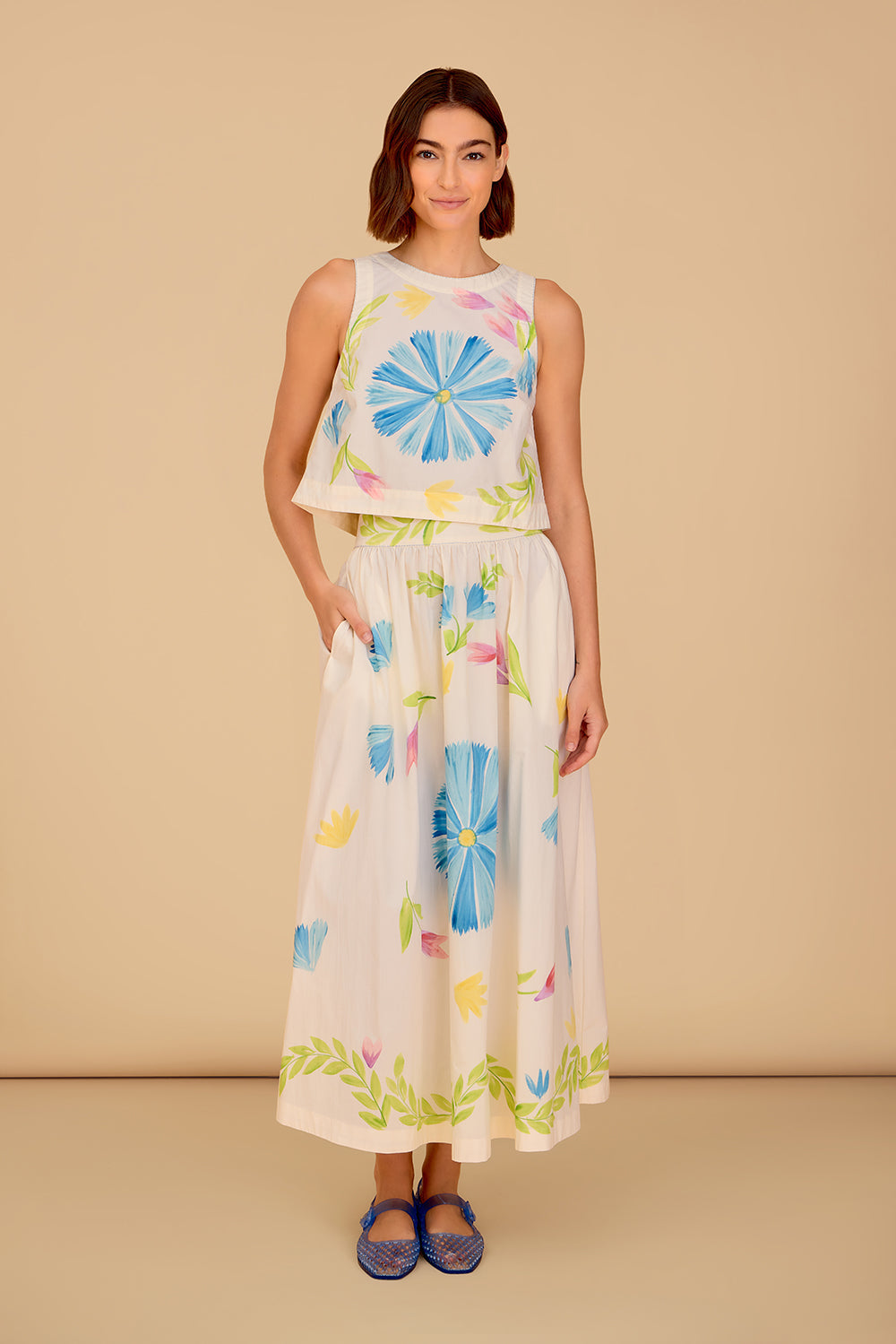 Kit Skirt, Flora Painted