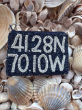 Navy & Pearl 41.28 N 70.10 W Coin Purse