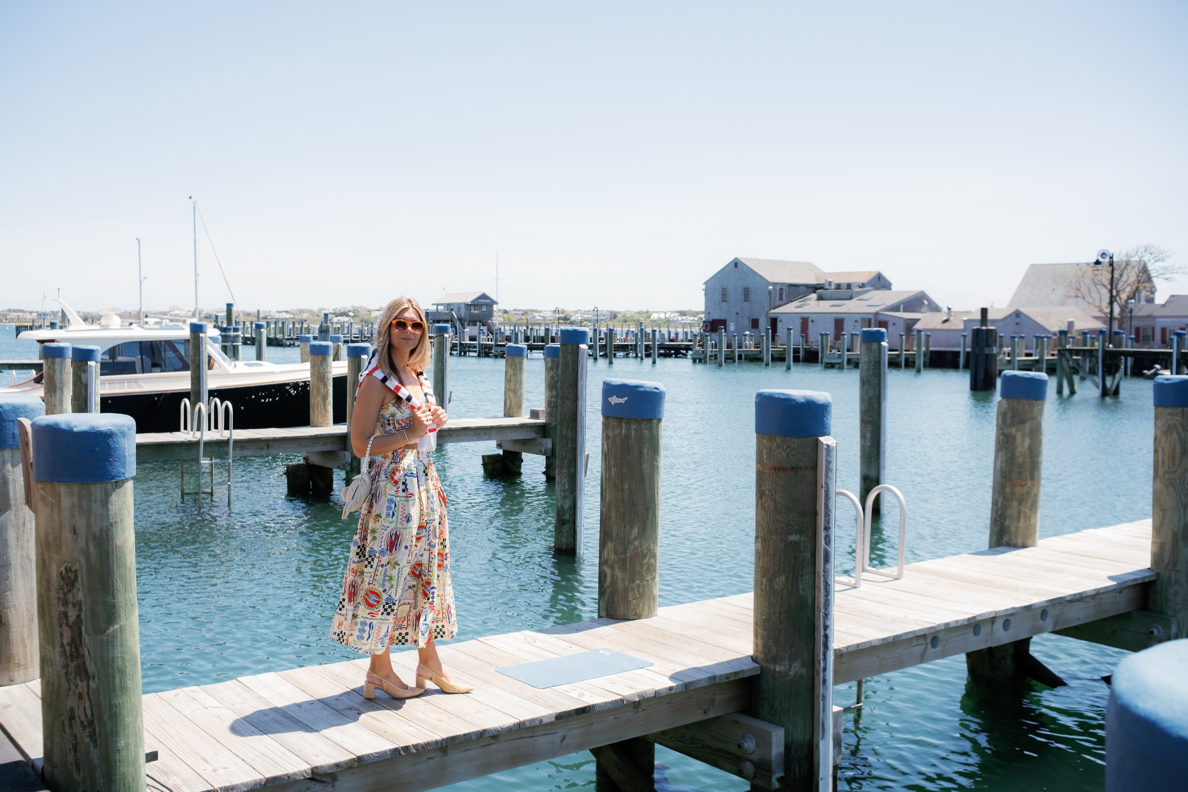 Hunter Bell Eva Skirt in Coastal Conversations