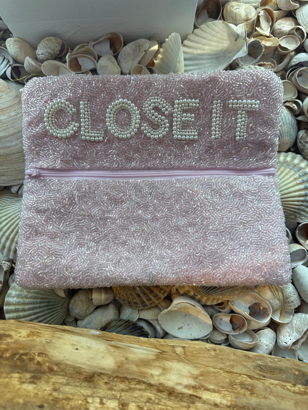 Vodka Soda / Close It Clutch Light Pink & Pearl