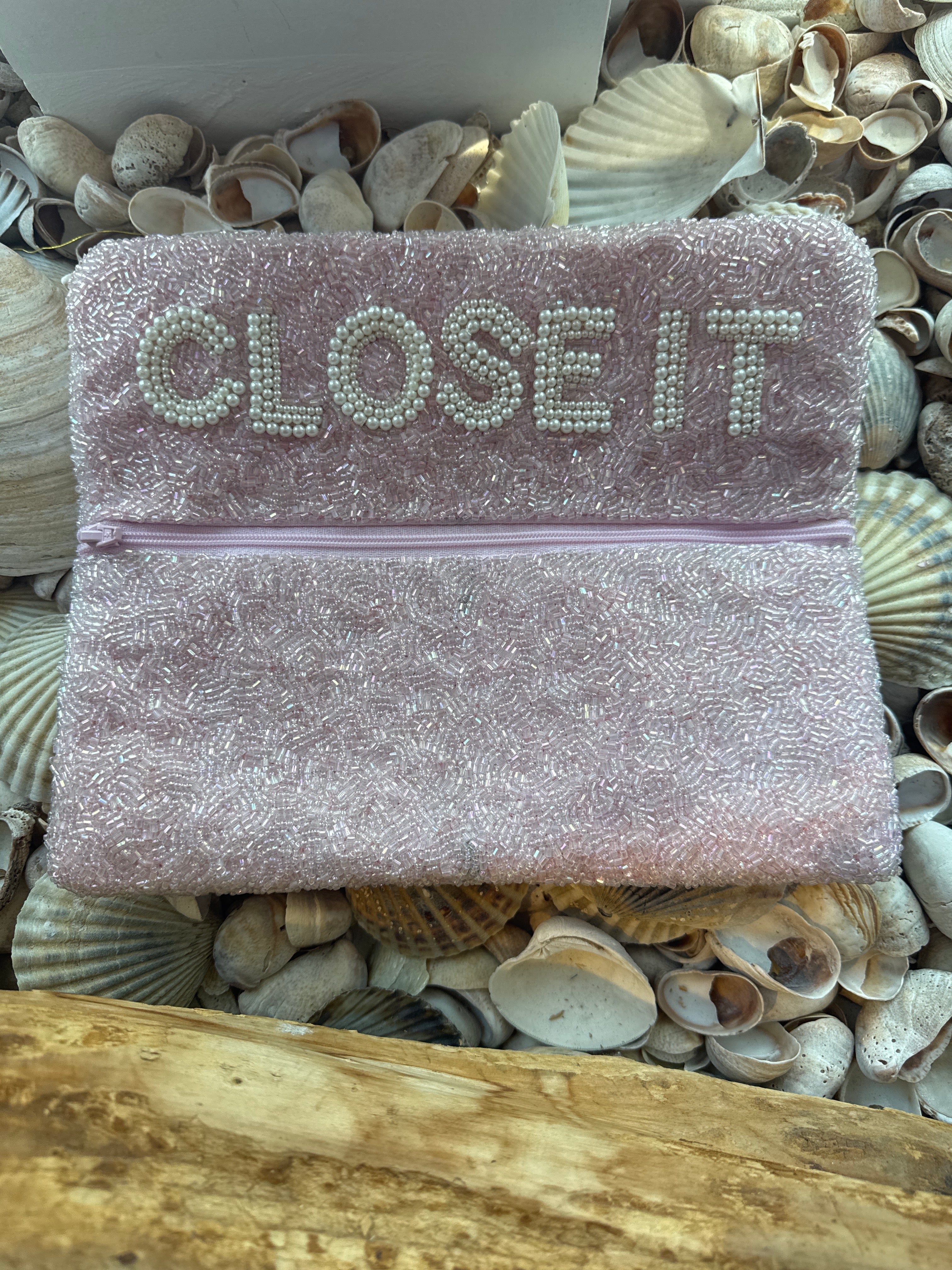 Vodka Soda / Close It Clutch Light Pink & Pearl