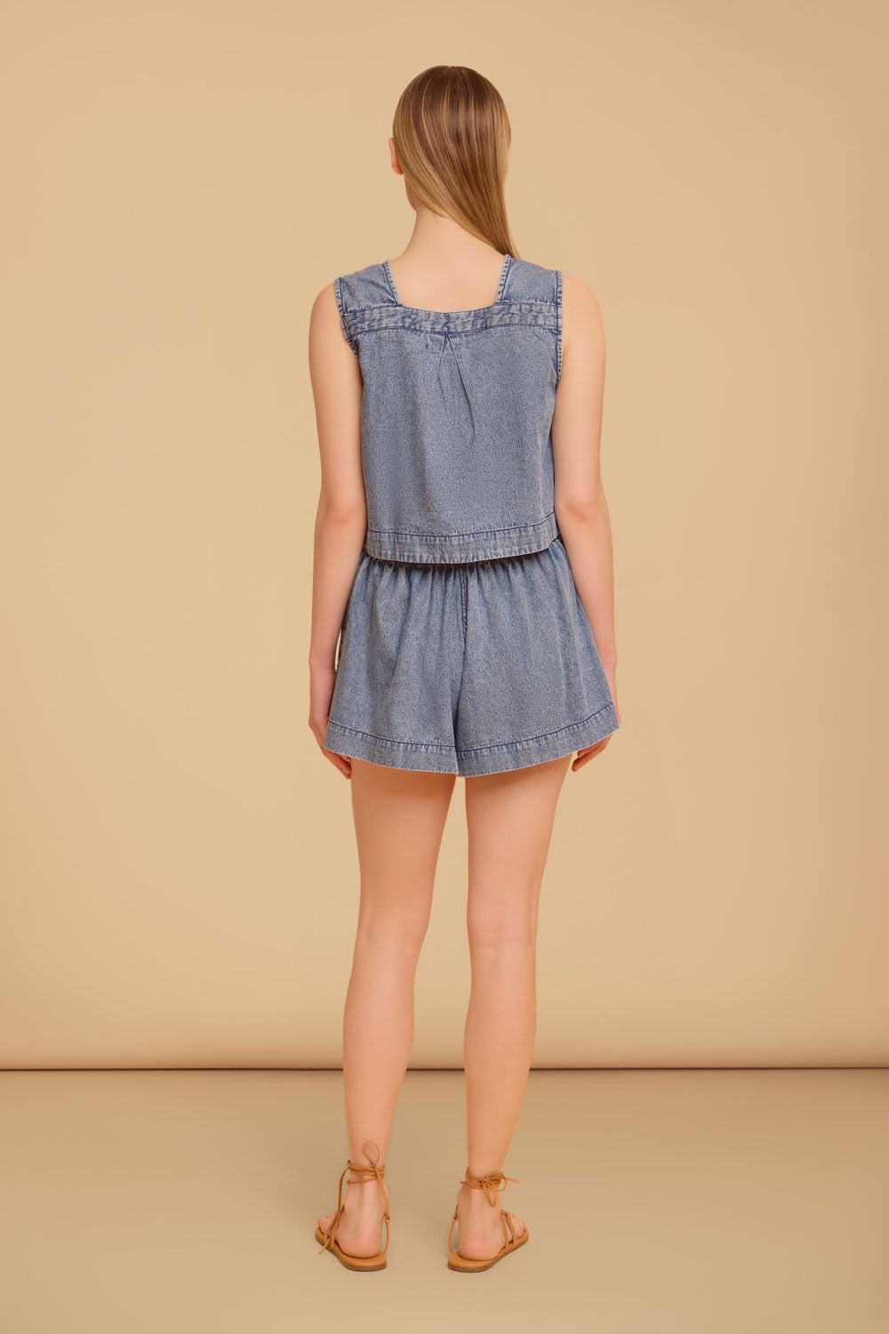 Rowie Shorts, Denim