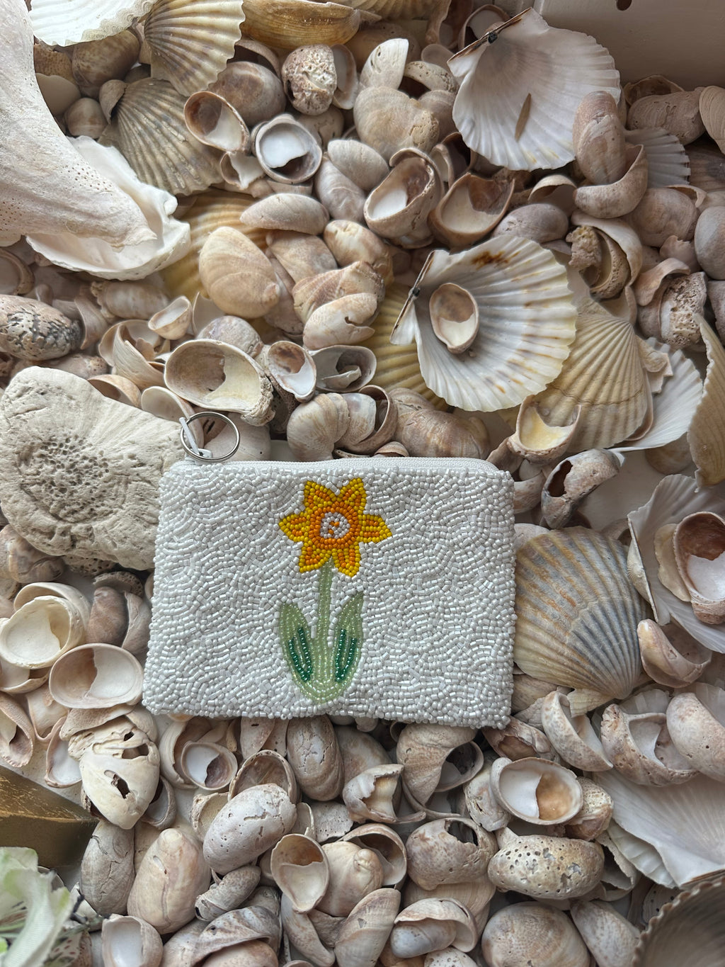 50th Daffy Beaded Coin Purse